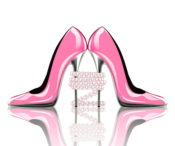Elegant high heel shoes - Foto, Imagem