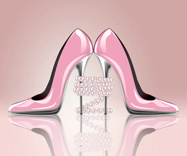Elegant high heel shoes - Photo, image
