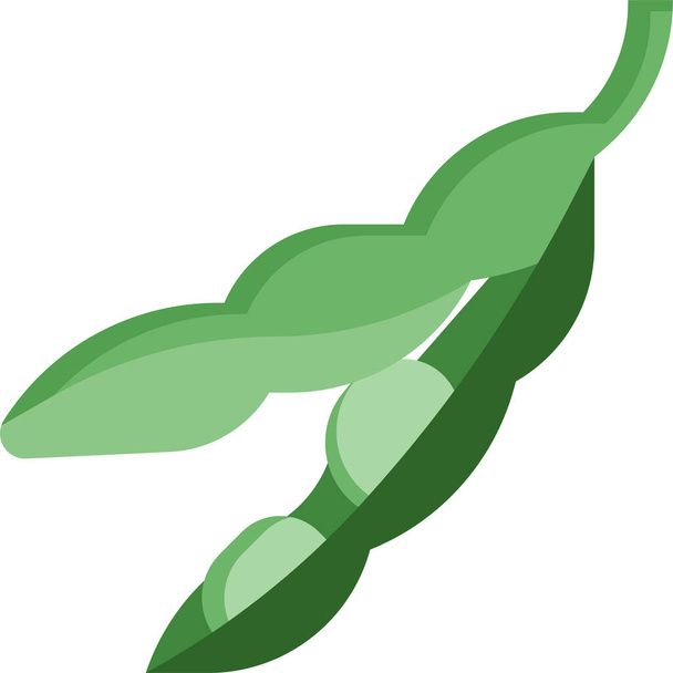 soya beans food icon - Vector, Image