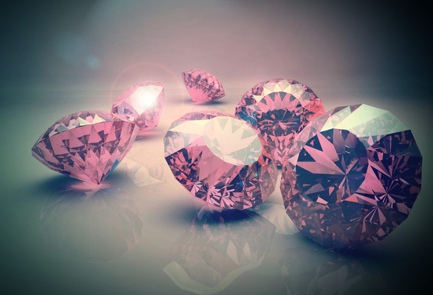 Diamantes modelo 3d
 - Foto, Imagem