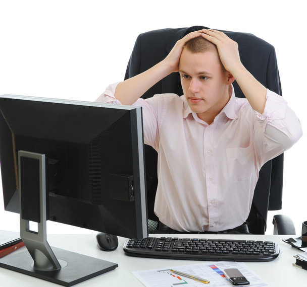 Frustrated businessman - Foto, Imagem