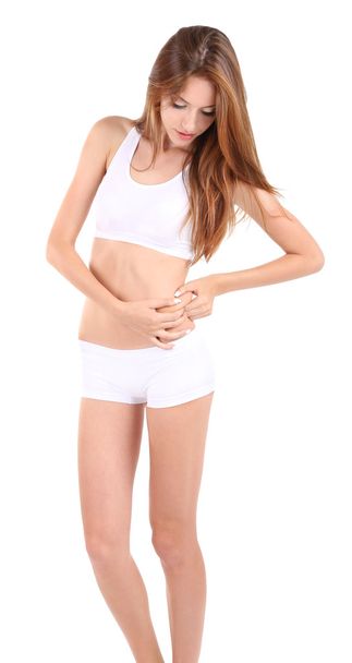 Young woman with slim body - Фото, изображение