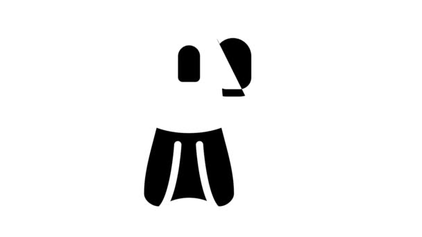 ploutve pro animaci ikon plaveckého glyfu - Záběry, video