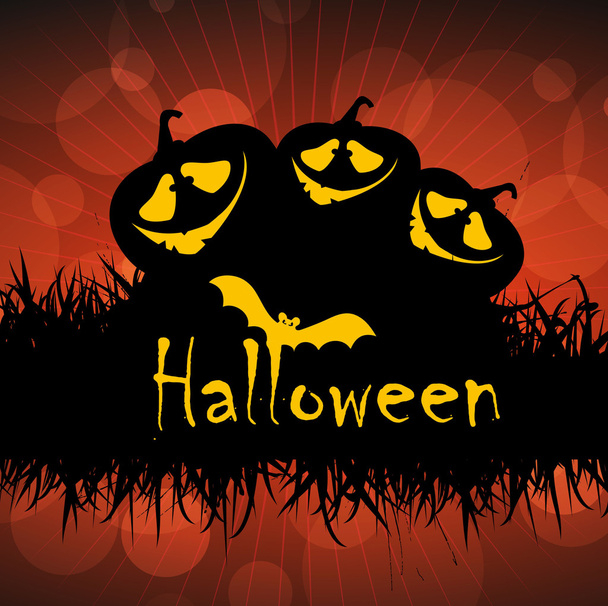 Halloween holiday party poster - Vektor, kép