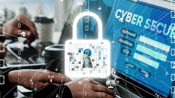 Cybersécurité et protection des données numériques conceptuel - Photo, image