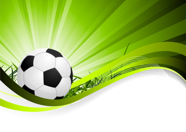 Abstract soccer background - Vector, Image