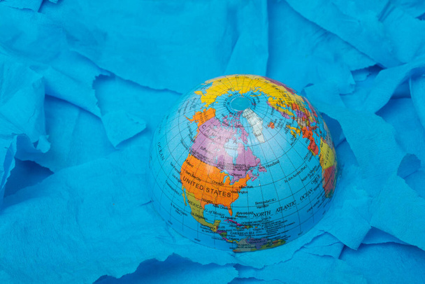 Modelo mundial de globo. Concepto global de negocios y ecología. - Foto, Imagen