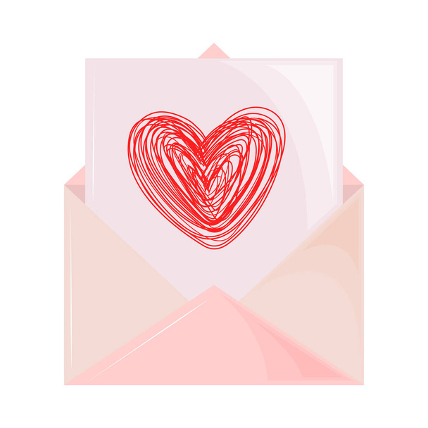 love you envelope - Vector, Imagen