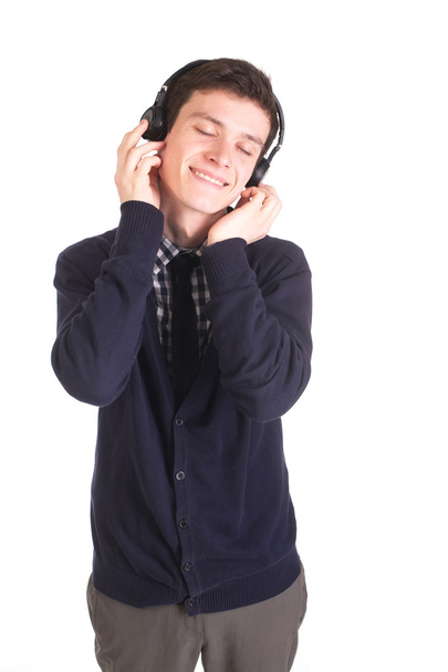 Handsome man listening to music - Photo, Image