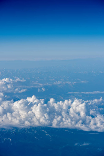 View of the clouds from the plane - Foto, Imagen