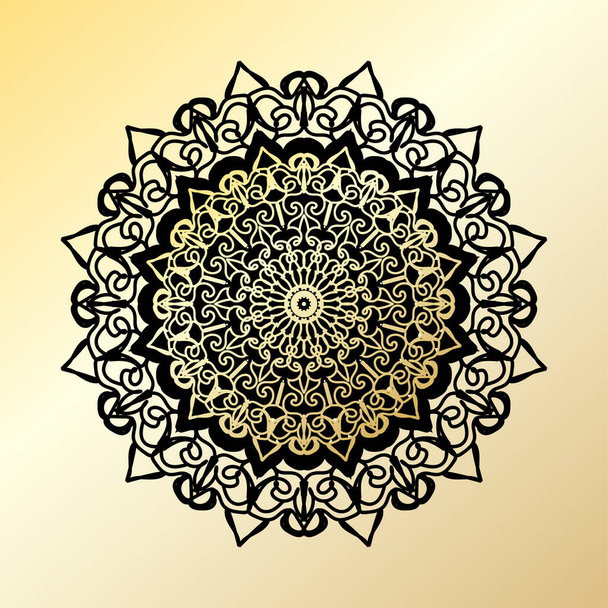 Dekoratives Konzept abstrakte Mandala-Illustration - Vektor, Bild