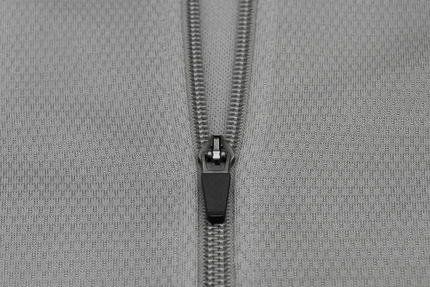 Grey cloth with zipper - Photo, Image