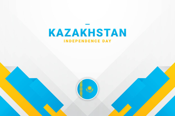 Kazakhstan Independence Day Design Background For Greeting Moment - Vector, Image