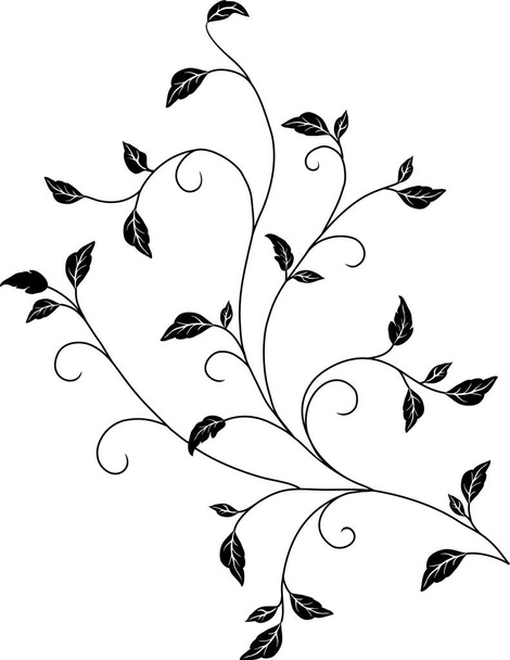 vector illustration of floral and botanical background - Vettoriali, immagini