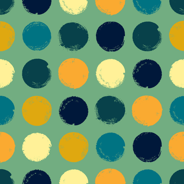 Retro polka dot patroon - Vector, afbeelding