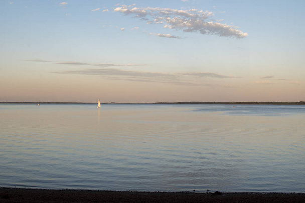 purjeveneet Salto Grande järvellä, Concordia, Entre Rios - Valokuva, kuva