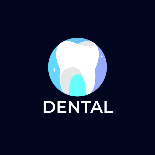 歯科医院のロゴ。ベクターロゴテンプレート - ベクター画像