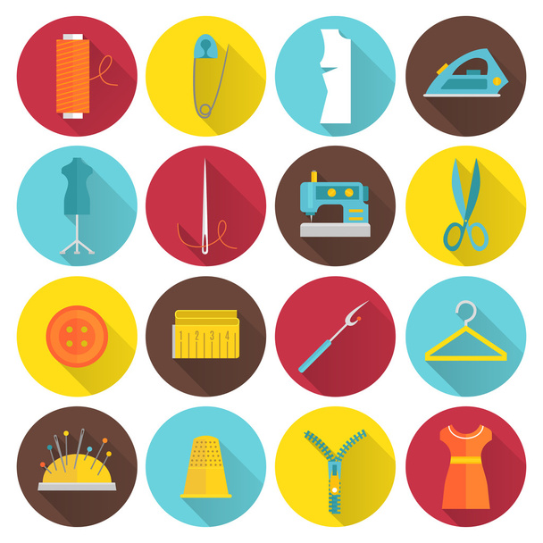 Icone dell'attrezzatura da cucire
 - Vettoriali, immagini