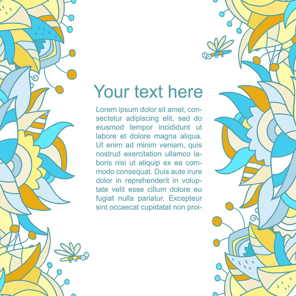 Abstract romantic vector background with space for your text - Vecteur, image