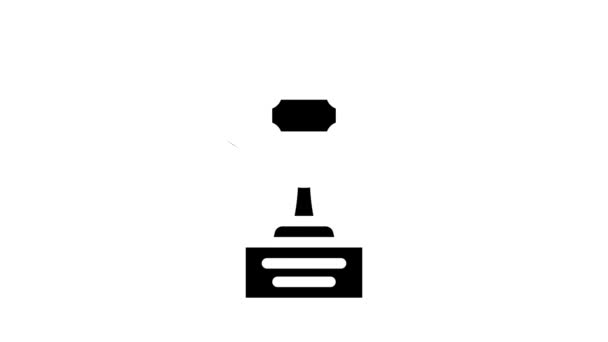 trofeo taza glifo icono de animación - Metraje, vídeo