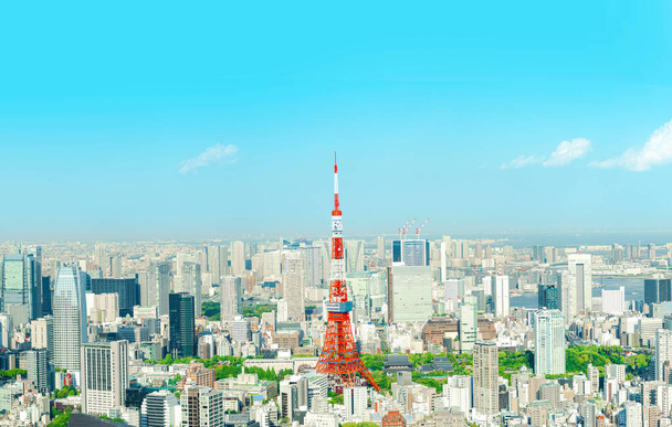The most beautiful Viewpoint Tokyo tower in tokyo city ,japan. - Photo, Image