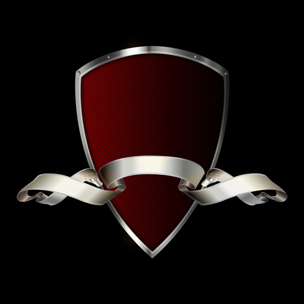Shield and banner. - Photo, Image