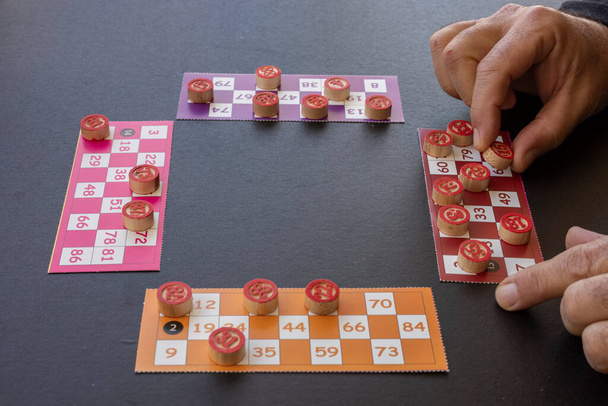 Bingo is a nice family game for new year celebrations. - Photo, Image