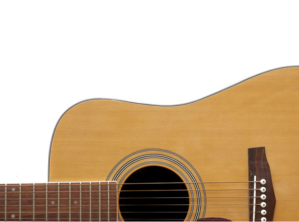 Acoustic Guitar Crop with Adspace - Photo, Image