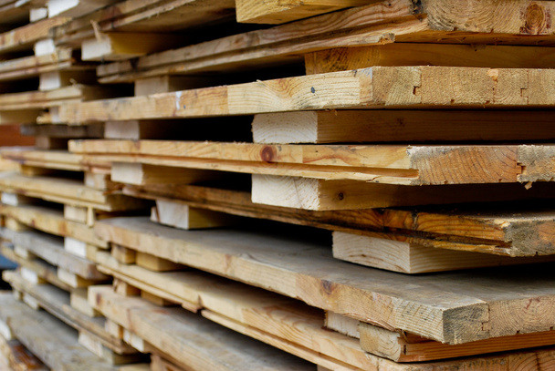 Stacked Pallets - Photo, Image