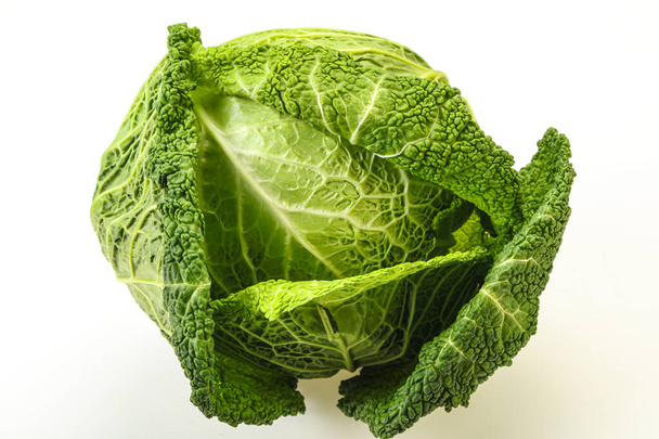 Organic Savoy Cabbage dietary for cooking - Foto, Bild