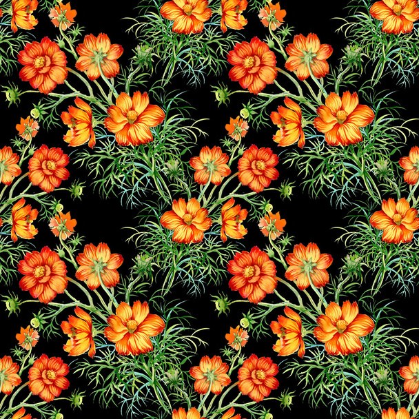 Wildflowers seamless pattern - Valokuva, kuva