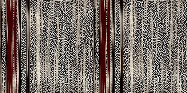 Безшовна племінна етнічна смуга гранжевого дизайну поверхні рамки для друку
 - Фото, зображення