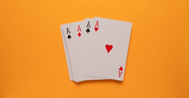 Játékkártyák közelsége - Fotó, kép