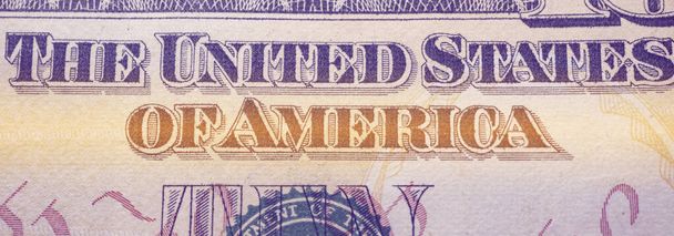 Primo piano di Dollaro americano Nota Valuta - Foto, immagini