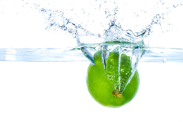 Lime splashing - Fotografie, Obrázek
