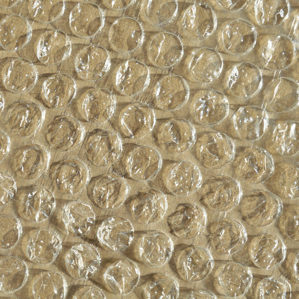 Plastic luchtbel bescherming folie wrap textuur achtergrond, luchtbel verpakking textuur - Foto, afbeelding