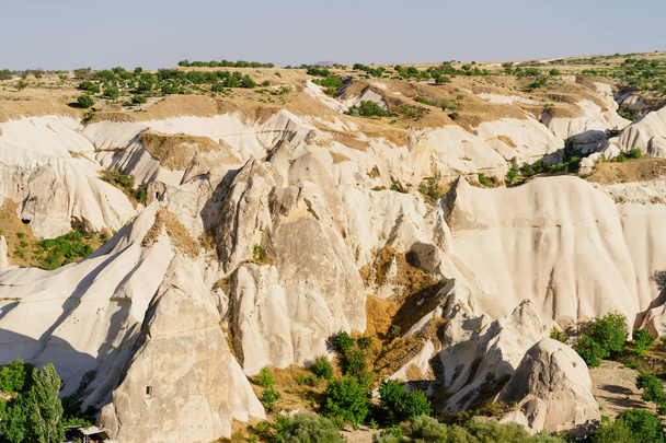 Spectacular mountains of bizzare form located in the heart of Cappadocia - Photo, Image