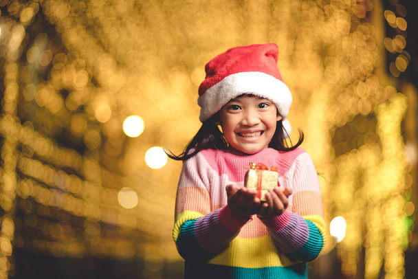 Ευτυχισμένα παιδιά με Χριστουγεννιάτικο δώρο  - Φωτογραφία, εικόνα