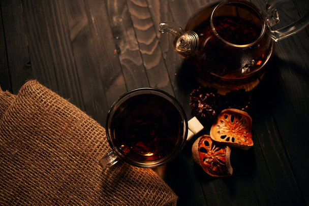 tea fresh drink breakfast like morning close-up - Foto, Imagen