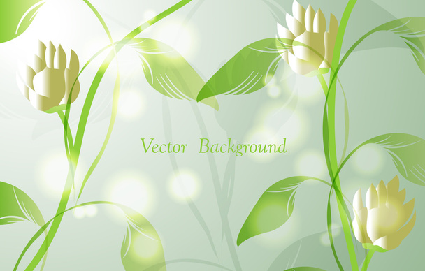 Floraler Hintergrund - Vektor, Bild
