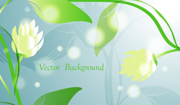 Květinové pozadí - Vektor, obrázek