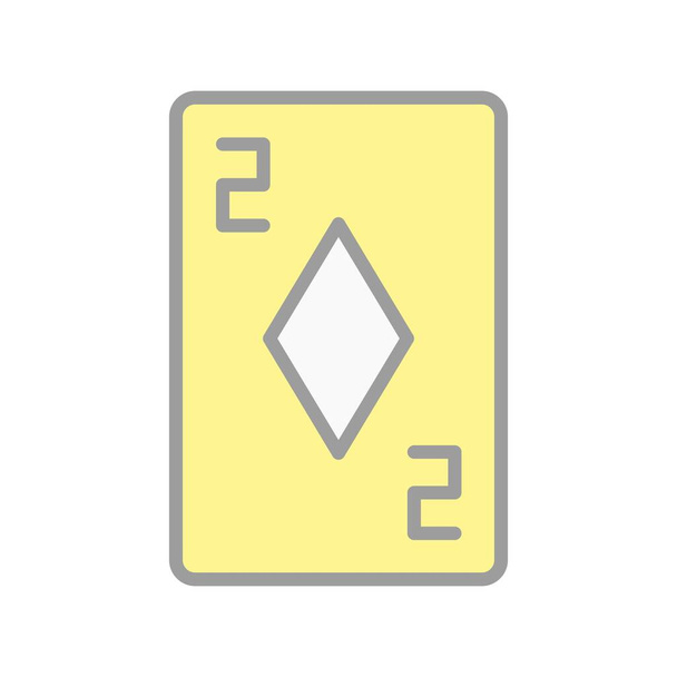 Blackjack plněné světlé vektorové ikony Desig - Vektor, obrázek