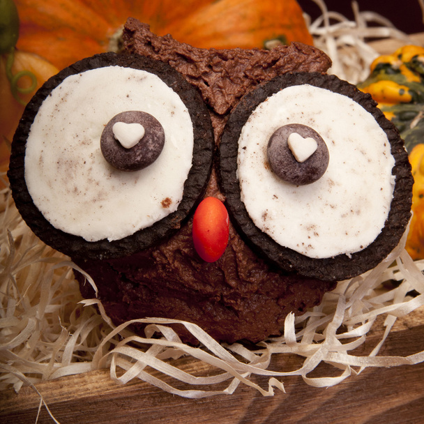 Owl muffins - Φωτογραφία, εικόνα