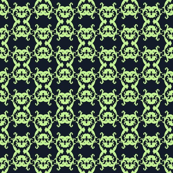 Seamless decorative   pattern. Design for paper, cover, fabric, to be used in graphics. Green color . - Fotoğraf, Görsel