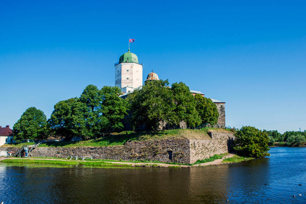 Vyborg castle. Vyborg. Leningrad region. Russia. 04 August 2021 - Foto, afbeelding