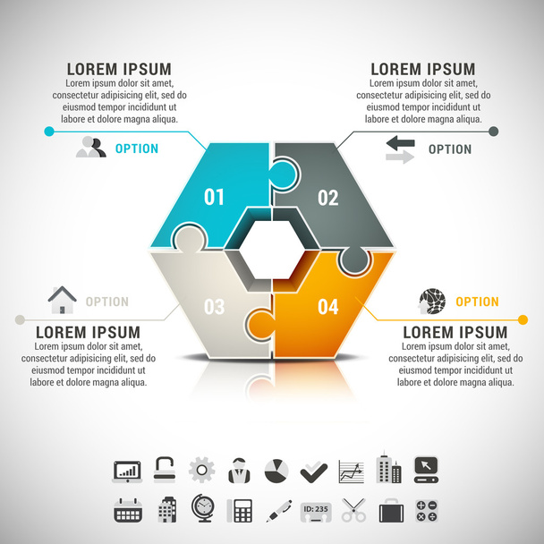 Infographic - Vector, afbeelding