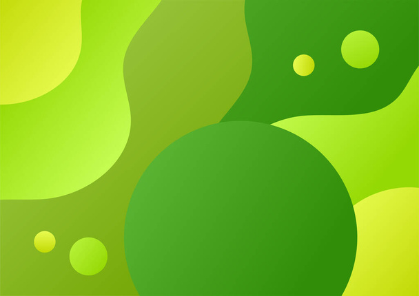 Fondo abstracto amarillo verde moderno. Vector abstracto diseño gráfico banner patrón fondo plantilla. - Vector, Imagen
