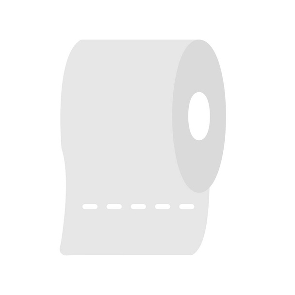Papier toaletowy płaski wektor ikona Desig - Wektor, obraz