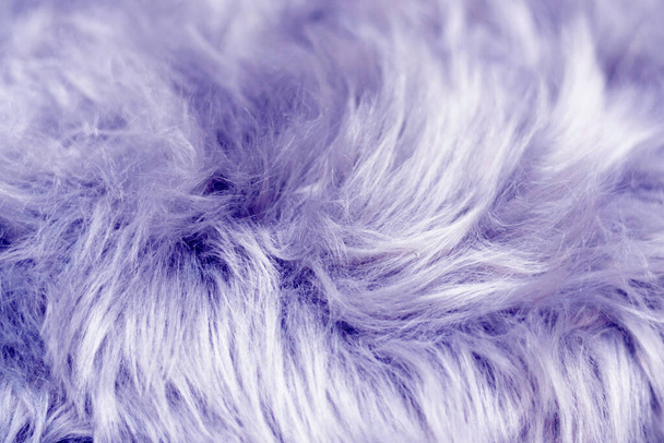 Faux fur purple 2022. Fashion and trending concept - Photo, Image
