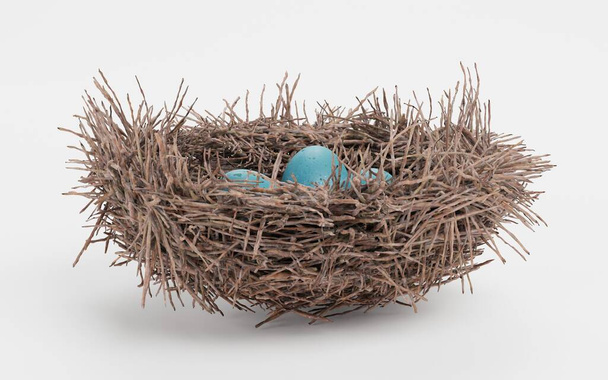 Realistický 3D vykreslování hnízda - Fotografie, Obrázek